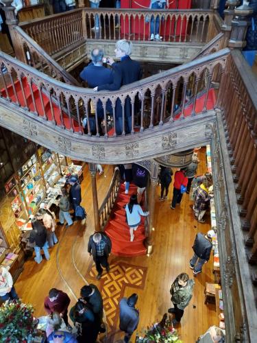 Above Stairs Livraria Lello